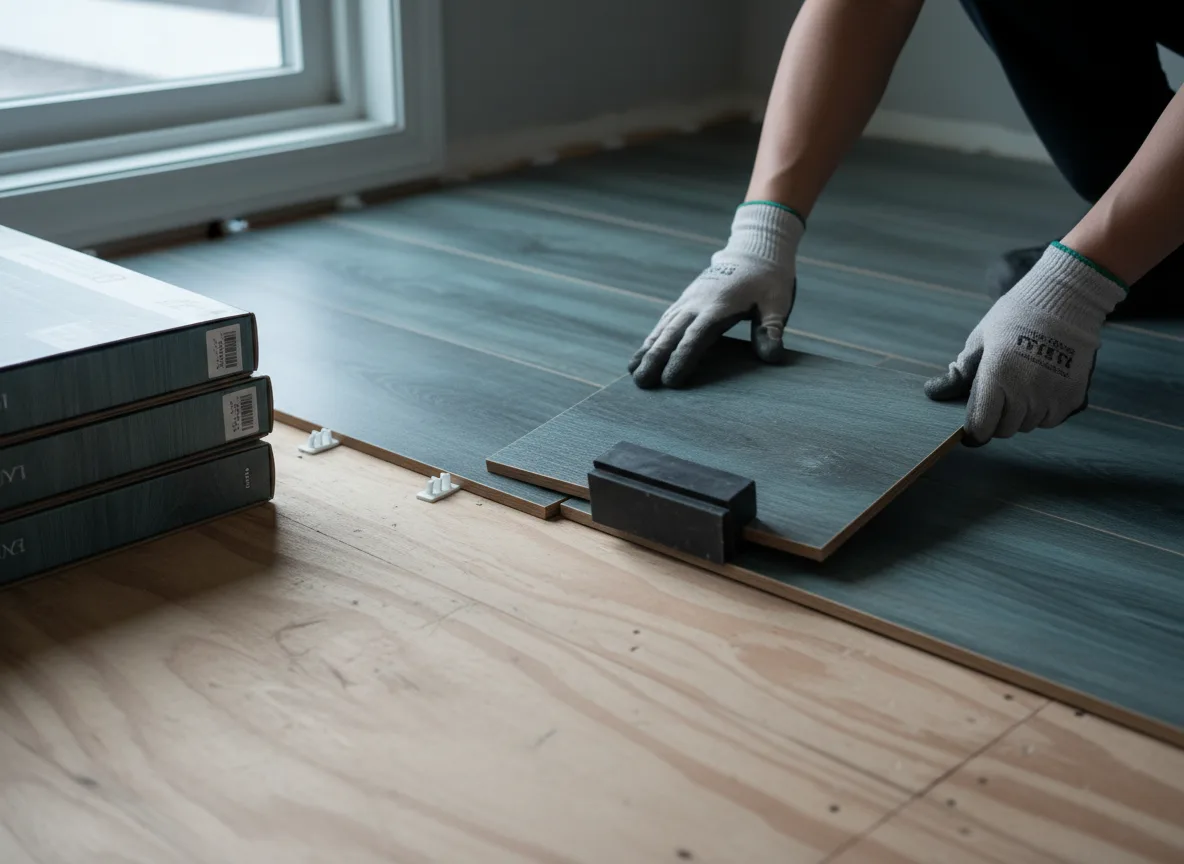 Luxury Vinyl Plank Installation company in Mylo, ND